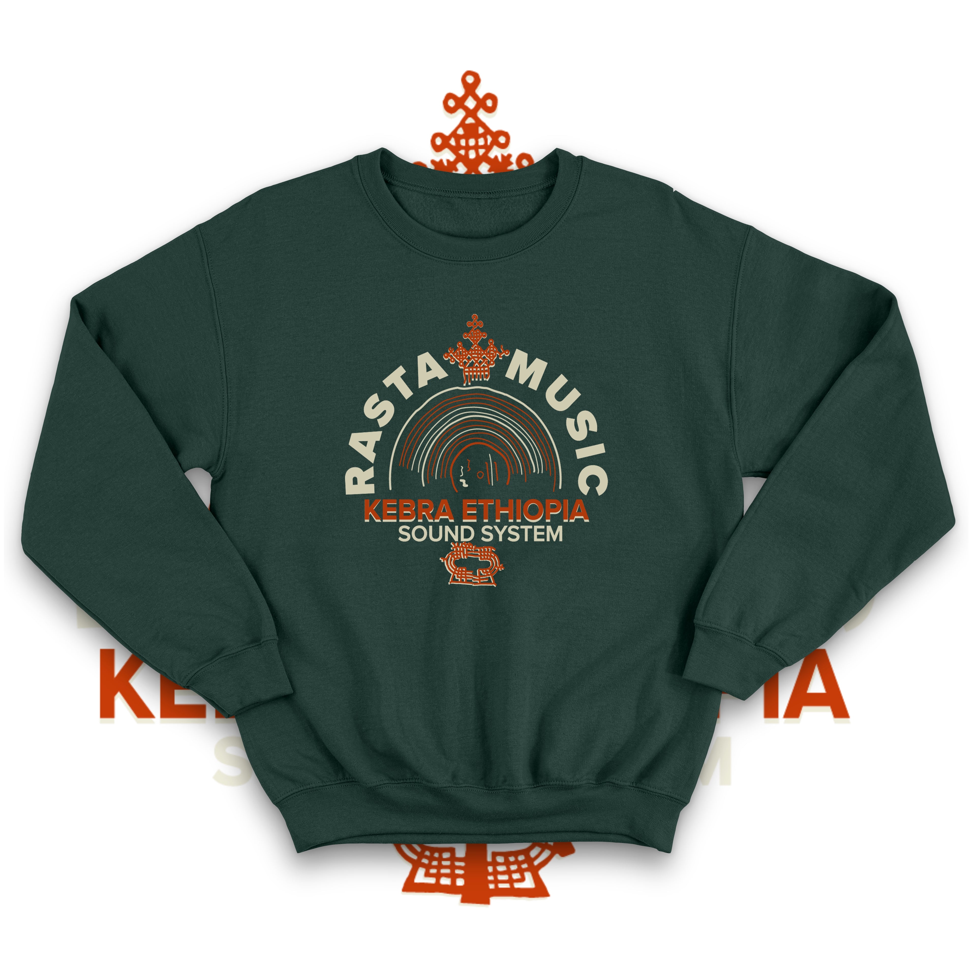 RASTA MUSIC SWEATER-GREEN.